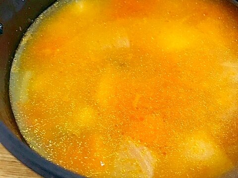 ごちそうスープ☆根菜のミネストローネ